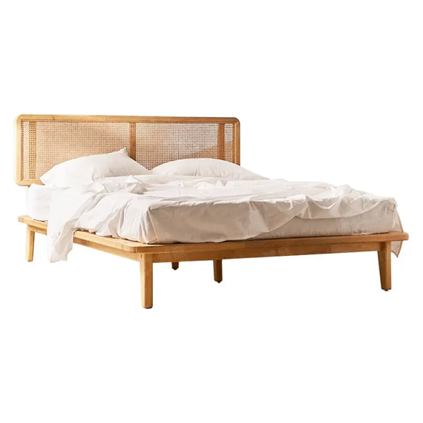 Wooden Cane & Rattan Furniture - Bed - Venessa