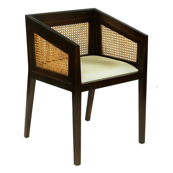 Wooden Rattan Cane Chair - Nexon
