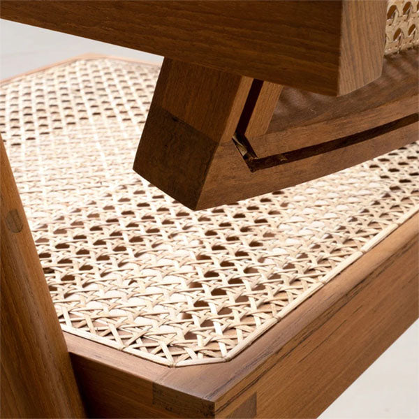 Wooden Rattan Cane Chair - Royal Throne 8