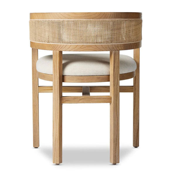 Wooden Rattan Cane Chair - Stargazer