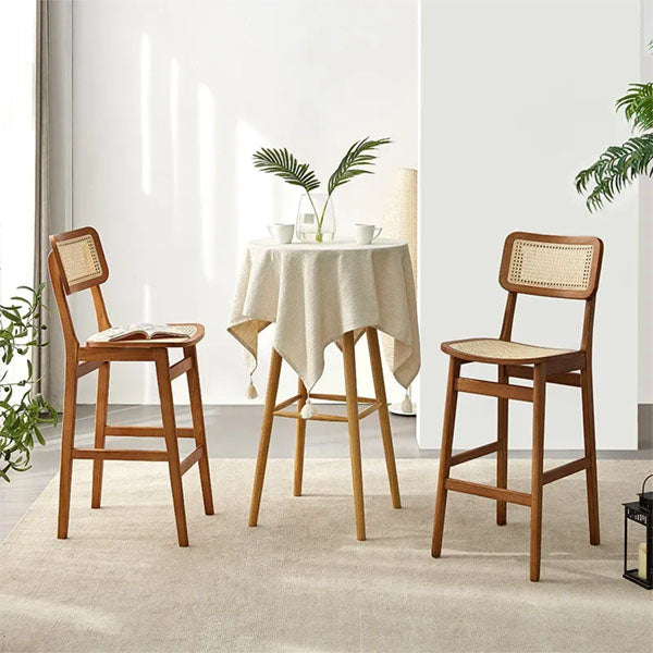 Wooden Rattan Cane Chair - Tatami Chair 1
