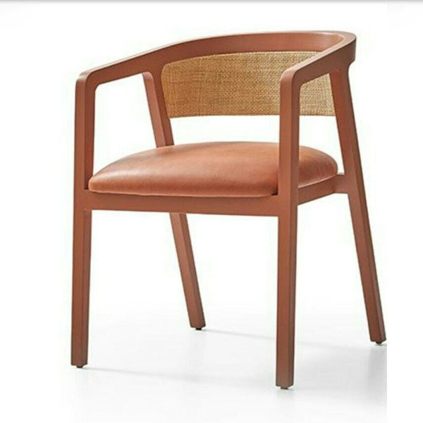 Wooden Rattan Cane Chair - Unwind