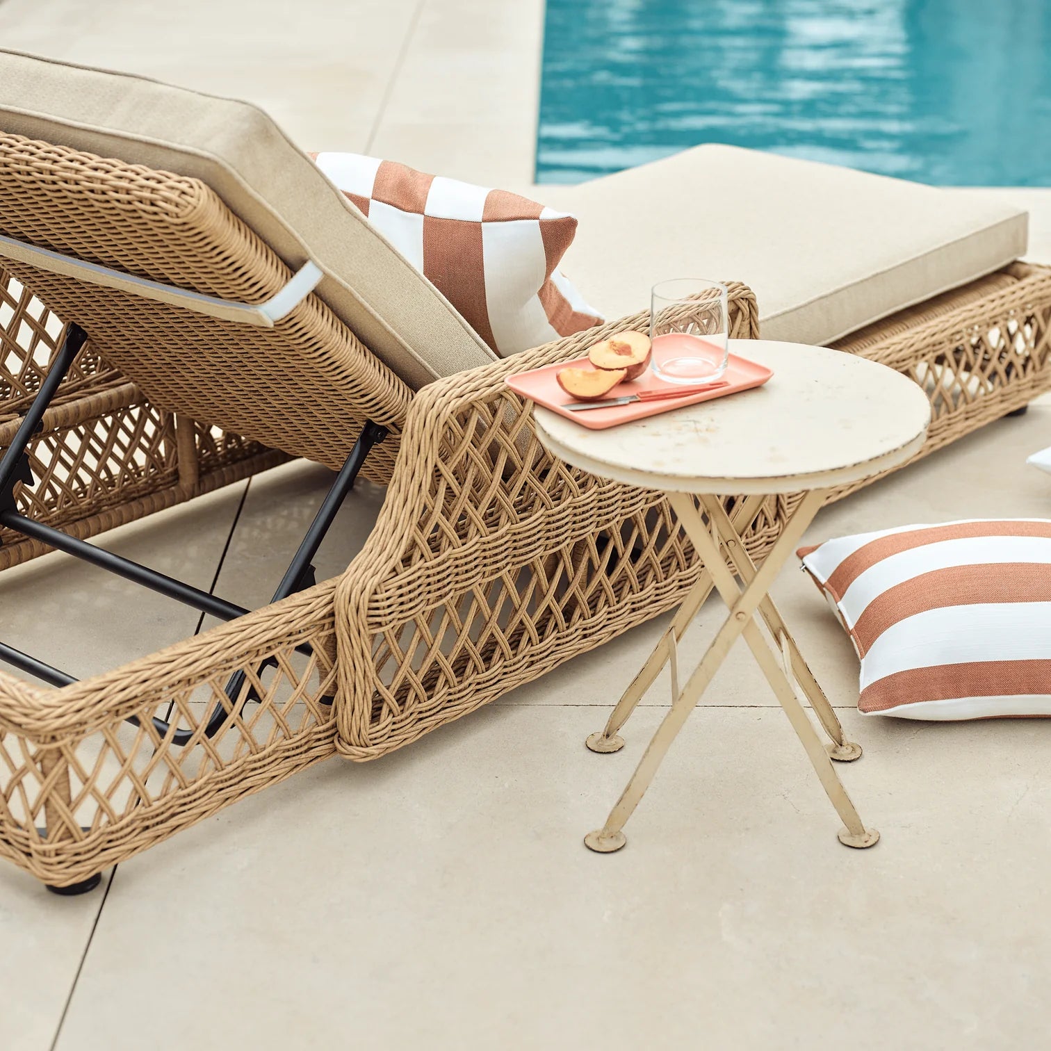 Outdoor Furniture Wicker Sun Lounger - Monsoon Primax