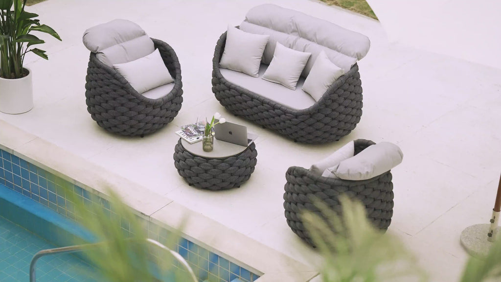 Outdoor Furniture  Braided, Rope & Cord, Sofa - Textline